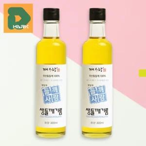 냉압착 생들기름 저온압착 들깨 참기름 오일 드레싱 요리 식용유 건강식단 무침 나물 선물용 국내산 비빔밥