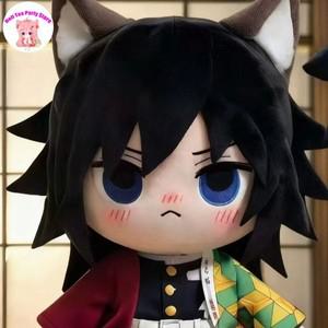 애니메이션 토키토 무이치로 토미오카 기유 20cm 코튼 플러시 인형 바디 드레스업 옷 장난감 피규어 선물