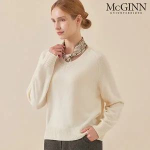 [매긴]베이직 V넥 울 니트_MI5W1KT2131