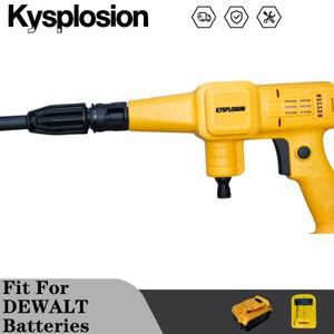 전기 여신 60BAR 브러시리스 bldc 고압 세척기 무선 세차기 디월트 호환 20V 배터리 핀용