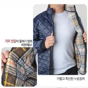 남자점퍼기모 기모 누빔 깔깔이 (5Colors) 겨울점퍼 누빔점퍼 방한복 작업복