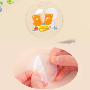 투명아크릴키링원형 무지아크릴판 DIY열쇠고리 굿즈제작소품 키링만들기재료