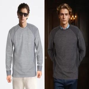 버팔로 에콜드 약기모 크루넥 티셔츠 아웃도어 기모티