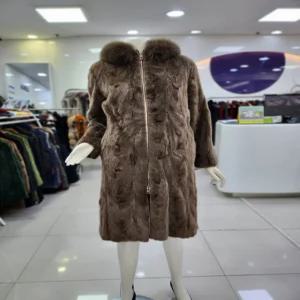 [리가모피]리가폭스밍크롱코트 LVW3LM 965J BR FR