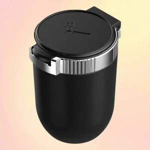 LED 차량용 재떨이 밀봉 재날림 냄새 차단 원터치오픈