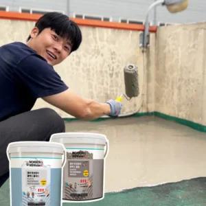 엠비워터X 탄성방수 플렉스플러스 몰탈 증강 방수제 4.5L 시멘트 레미탈 옥상 바닥보수