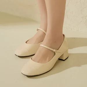 알도 데시마 필로우워크 펌프스 - 라이트 베이지 ADD1S002FZ276