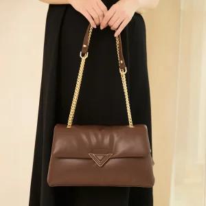 알도 라지소프트퍼프 크로스 바디 - 브라운 ADD1H055HZ200