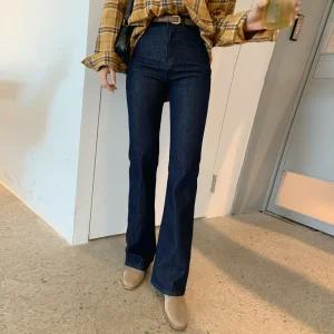 [미아마스빈]레비딘 세미부츠컷 데님팬츠