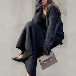 [다잇템] 여성 귀여운 빅사이즈 롱 인어공주 스웨터 원피스