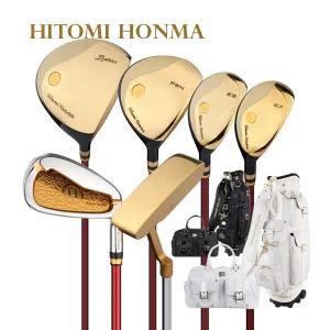 히토미 혼마 NEW 3스타 골드헤드 일본산 여성용 풀세트(12PCS)+바퀴달린캐디백세트