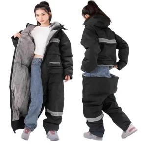 겨울 점프수트 방한 방한복 보온 전신 우주복 작업복 배달 점프슈트 방수