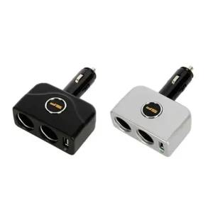 SF삼진 USB 다이렉트 2구소켓 - 블랙 시거잭 트윈소켓 멀티소켓 충전소켓 2구소켓 자동차용품 다이렉트