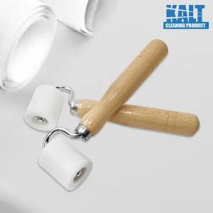 [월드크린]칼트 나무손잡이 도배 롤러 2개 로라 벽지 시트지 이음새 페인트 작업 셀프