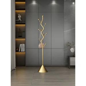 스탠드 옷걸이 원목 행거 거실 옷가게 이동식 사무실