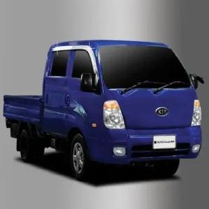 자동차선바이저 기아 봉고3 더블캡 크롬 선바이저 4pcs