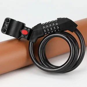 거치형 번호키 자전거자물쇠 120cm 오토바이도난방지