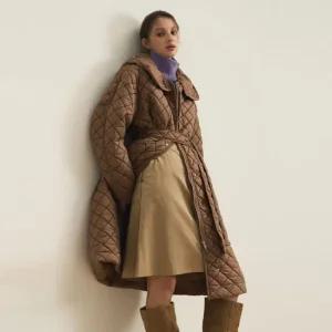 25FW 볼륨드 퀼팅 롱 코트