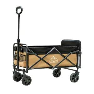 레토 캠핑웨건 원터치 폴딩 카트 백도어 오픈 대용량