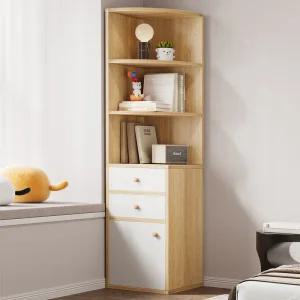 코너 책장 선반 진열대 인테리어 멀티장 책꽂이 북타워