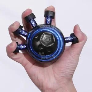 무소음 손가락 악력기 손악력 훈련기구 볼그립형 재활운동 손근 강화 압력기