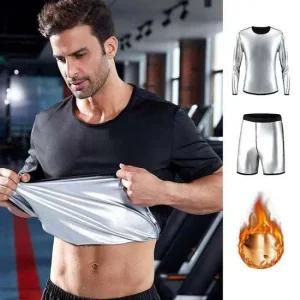 남성 반팔 땀복 ELT014 세트 쫄바지 복 밍크 트레이닝