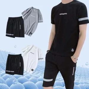 스포츠웨어 세트 남성 축구 헬스 운동 쿨링 밴딩 GWM