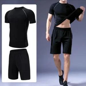 남성 여름 트레이닝복 세트 반팔티 반바지 스포츠웨어