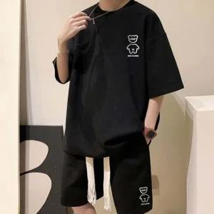 남자 루즈핏 여름 트렌드 반팔 반바지 데일리 시원한