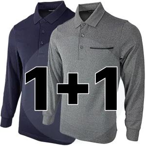 원 플러스 원 겨울 기모 남자 긴팔 작업복 상의 YT024 등산 작업티 티셔츠 기능성 남성 집업