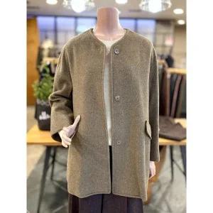 [올앤썬드리]올앤선드리 세이브존01 카라리스 울블렌드 하프 코트 A4W9H810 (S42528694)