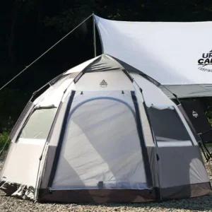 메사캠프 캠핑 원터치 육각텐트 헥사곤5 알파인화이트