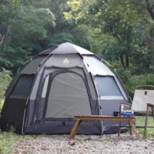 메사캠프 원터치 육각텐트 헥사곤5 카키브라운 캠핑