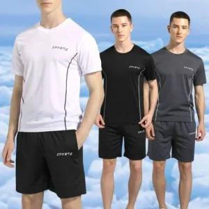 세트 쿨링 상하의 운동 반팔 반바지 남자운동복 운동