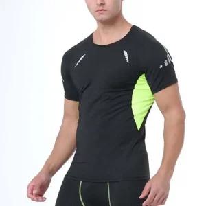 스타일 헬스 슬림 홈트 반팔티 남성 신축성 좋은 남자