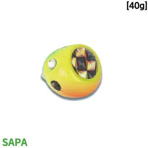 [골드스마일]싸파 유동식 타이라바 헤드 40g 그린 2개입