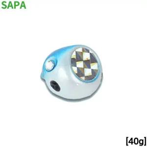 [골드스마일]싸파 유동식 타이라바 헤드 40g 블루화이트 2개입