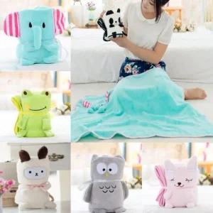 담요 캐릭터 무릎 항공 인형 캠핑 사무실 학교 여름