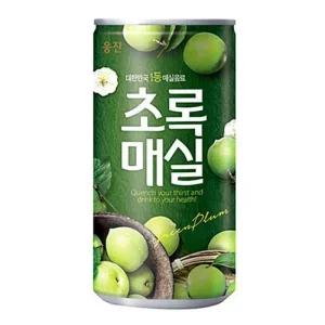 초록매실 180ml x 10캔 매실 주스 쥬스 음료수 미니캔