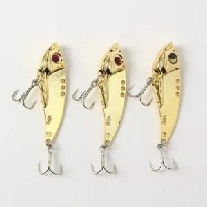 루어낚시 메탈 바이브 3p세트 18g 골드 갈치 메탈지그
