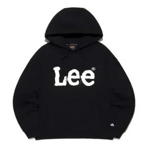 리 lee 빅 트위치 로고 후드 티셔츠 블랙