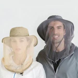 낚시 모자 캠핑 방충망 휴가지 보호모자