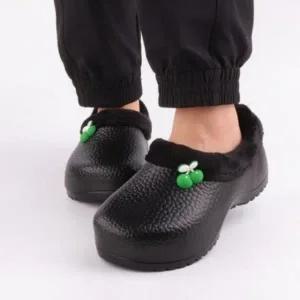 남녀공용 겨울 털 안감 다용도 멀티 방한 샌들 슬리퍼