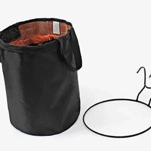 자전거 바구니 걸이 식 블랙 탈부착 핸들바 가방