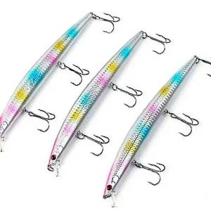 [골드스마일]바다낚시 플로팅 미노우 루어 3p 세트 농어 삼치