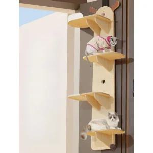 문걸이 캣타워 점프대 반려묘 캣폴 무타공 플랫폼 프레임 놀이터