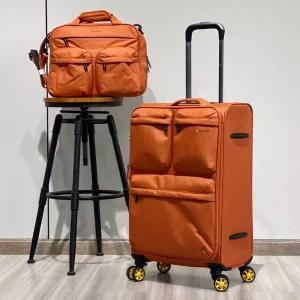 24인치 천 캐리어 세트 여행 가방 경량 소프트 대형 20인치
