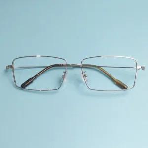 대두 시크한 직사각 TR 메탈 빅사이즈 초경량 안경