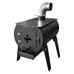 드럼통 화목난로 화덕 숯불 화로대 소각통 가마솥