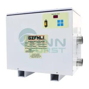 히트펌프보일러 야외 온천 사우나 시공 220V 5.5KW 공기열 온수기